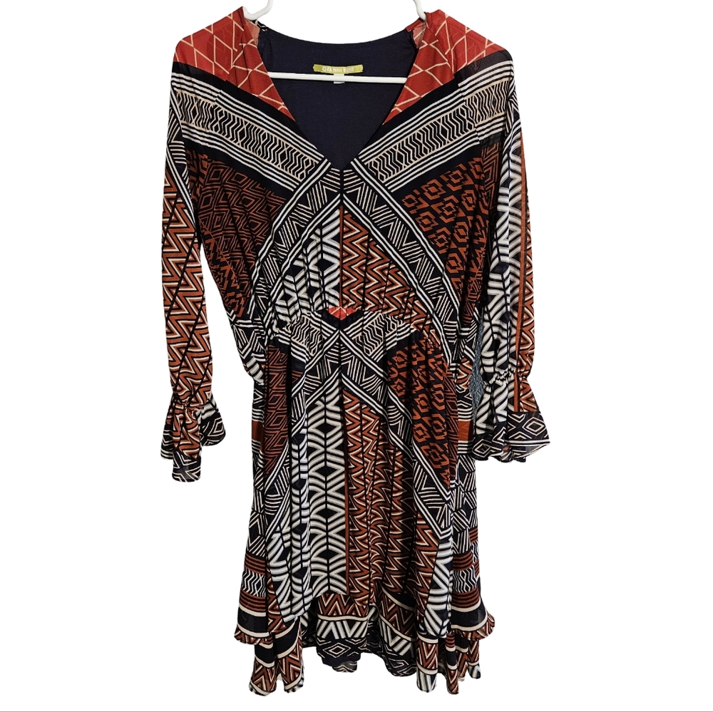 Gianni Bini Geometric Print‎ Dress Size XS
